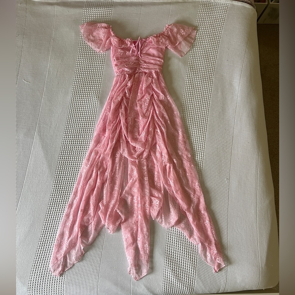 NWT - Dolls Kill - ‘Ruled By Love High-Low Maxi Dress’ - XS